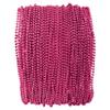 THE MARDI GRAS KREWE - Beads Necklaces Mardi Gras 72 Pack, 6 Dozen 33" 7mm - Party Favors, Parades, Bulk Decorations, Costumes, Festivals, Events - Hot Pink view 1