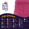 THE MARDI GRAS KREWE - Beads Necklaces Mardi Gras 72 Pack, 6 Dozen 33" 7mm - Party Favors, Parades, Bulk Decorations, Costumes, Festivals, Events - Hot Pink view 3