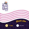 THE MARDI GRAS KREWE - Beads Necklaces Mardi Gras 72 Pack, 6 Dozen 33" 7mm - Party Favors, Parades, Bulk Decorations, Costumes, Festivals, Events - Hot Pink view 4