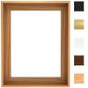 Canvas Floater Frame for Finished Canvas Art, 1.25" Deep Floating Shadow Gap Design, Floating Frame for Canvas Art, Modern Gallery Style Wall Decor, Hardware Included (Light Brown, 20x30) view 1