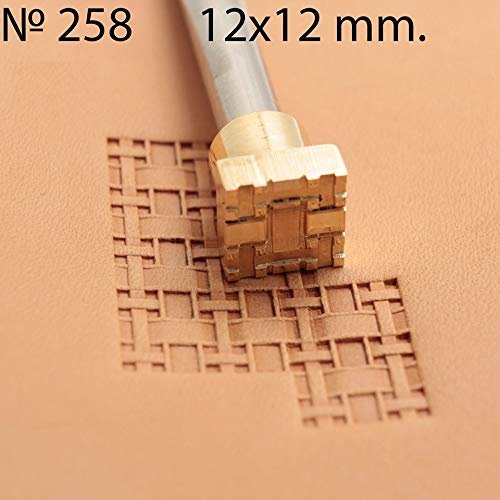 Leather Working Tools Carving Punches Stamp Craft Saddle Brass #258