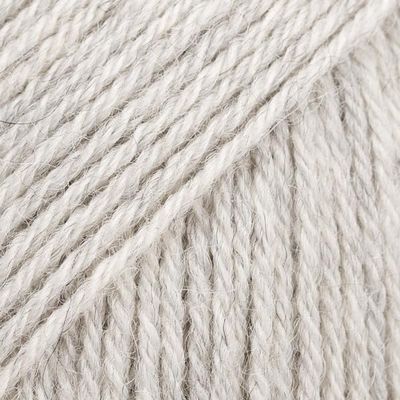 45% Alpaca 30% Polyamide 25% Wool Yarn, Drops Nord, 1 or Superfine, Fingering Weight, 4 ply, 1.8 oz 186 Yards per Ball (03 Pearl Grey)