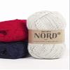 45% Alpaca 30% Polyamide 25% Wool Yarn, Drops Nord, 1 or Superfine, Fingering Weight, 4 ply, 1.8 oz 186 Yards per Ball (03 Pearl Grey) view 2