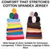 FabricLA Cotton Spandex Jersey Knit Fabric by The Yard 12OZ - 58/60" Inches (150 CM) Wide - Ultra Soft Cotton Spandex Blend - Use Our 4 Way Stretch Knit Fabric for Clothing - Mustard, 1 Yard view 4
