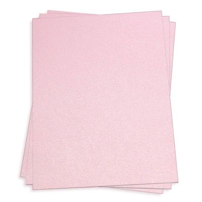 Rose Quartz Paper - 8 1/2 x 11 Stardream Metallic 81lb Text, 250 Pack
