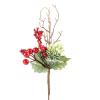 Factory Direct Craft Set of 6 Artificial Berry Picks - Decorative Berry Picks for Christmas Tree Decoration, Holiday Dcor, Silk Flower Arrangements and Home DIY view 3