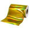 DECO65 Holographic Gold Chrome Adhesive Craft Vinyl (30ft x 1ft) view 1