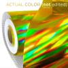 DECO65 Holographic Gold Chrome Adhesive Craft Vinyl (30ft x 1ft) view 2