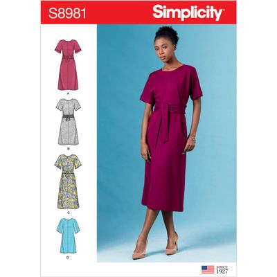 SIMPLICITY CREATIVE CORP SIMPLICITY DRESS 14-16-18-2, 14-16-18-20-22