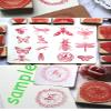 Moon Sun Rubber Stamps Business Logo Stamps Wedding Stamp Logo Stamp Invitation or Save The Date Rubber Cling Stamp Travel Stamp view 2