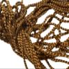 100 gr Exotic Metallic Lurex Yarn Tread Super Soft Gold Shade 3 PLY view 2