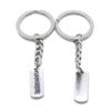 elecmall Charms 20 PCS Antique Silver Plated Keyrings Keychains LP8G1 Namaste Tag Signs Key Ring Chains Tags Clasps view 1