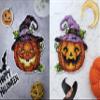 Halloween Pumpkin - Counted Cross-Stitch Double-Sided kit on The Plastic Canvas. MP Studia view 2