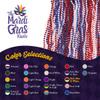 THE MARDI GRAS KREWE - Beads Necklaces Mardi Gras 72 Pack, 6 Dozen 33" 7mm - Party Favors, Parades, Bulk Decorations, Costumes, Festivals, Events - Red White Blue view 3