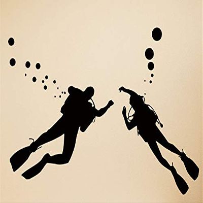 Scuba Diver Diving Ocean Sea Rubber Stamps Business Logo Stamps Wedding Stamp Logo Stamp Invitation or Save The Date Rubber Cling Stamp Travel Stamp