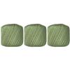 3 Ball Pack Threadart 100% Pure Cotton Crochet Thread - Avocado - Size 10 and 3 - Singles and Bulk Packs Available - Size 10 - Color 10 view 1