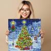 DIAMOND DOTZ Oh Christmas Tree Diamond Painting Kits for Adults - Diamond Art Kits a Relaxing Creative Craft Kit with Dotz Gems 26.4x26.4 view 3