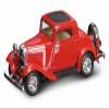 Diecast Car w/LED Display Case - 1932 Three-Window Coupe, Red - Yatming 94231-1/43 Scale Diecast Model Toy Car view 2