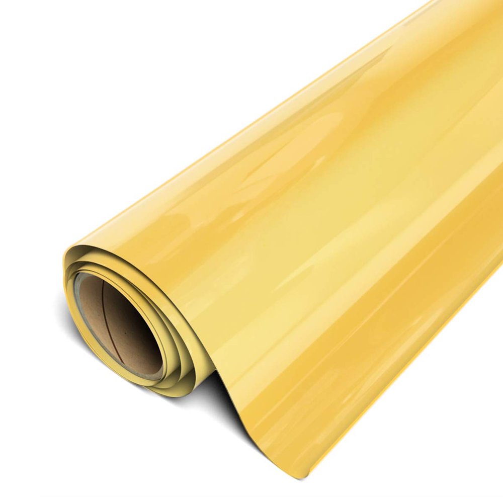 Siser EasyWeed HTV 11.8" x 3ft Roll - Iron on Heat Transfer Vinyl (Electric Yellow)