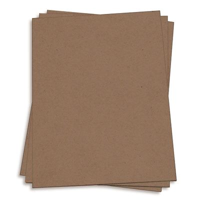 Grocer Kraft Brown Card Stock - 11 x 17 Environment Raw 80lb Cover, 250 Pack