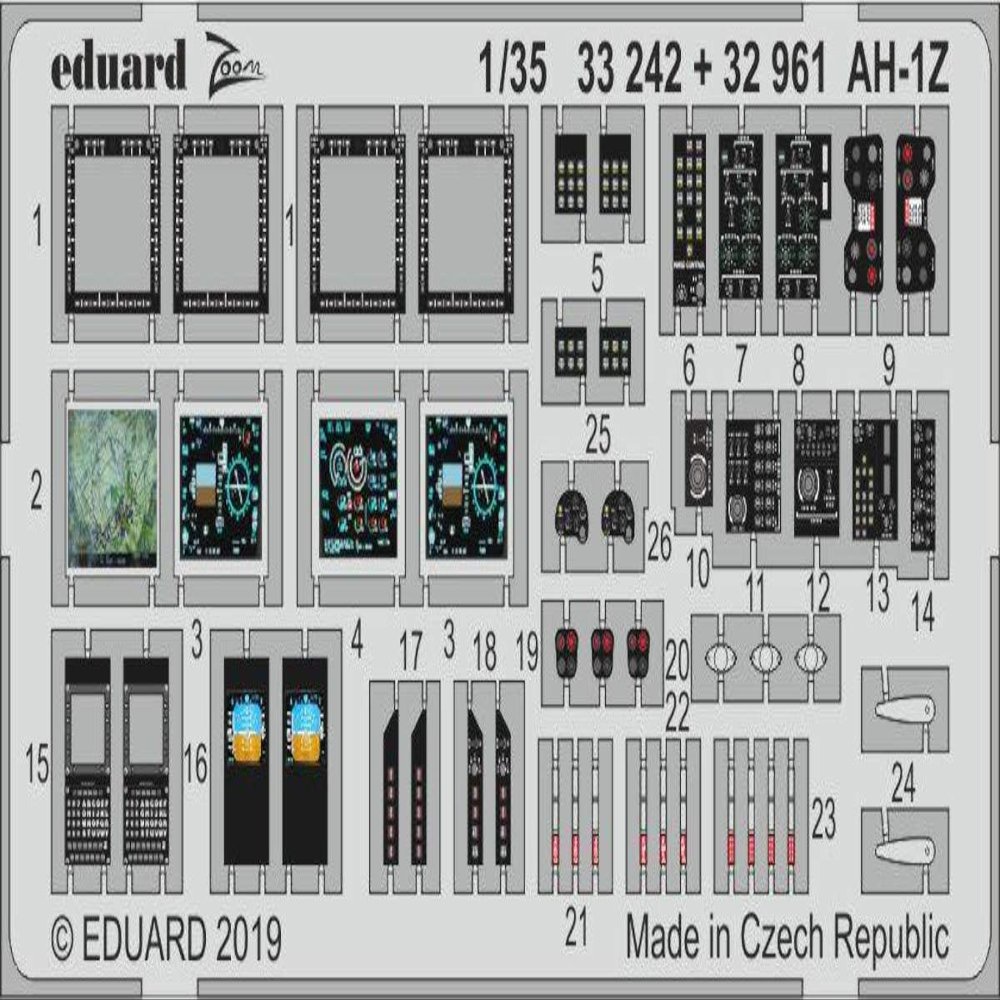 Eduard Photoetch Zoom 1:32 - AH-1Z