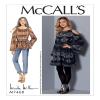 McCall's Sewing Pattern MP236 / M7468 - Misses' Cold-Shoulder Tunic and Dress, Size: A5 (6-8-10-12-14) view 1