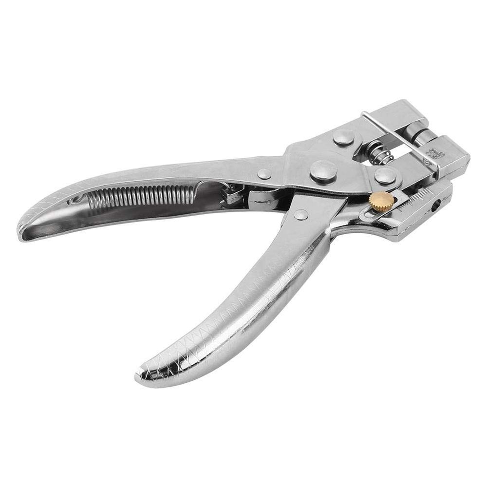 Hand Rivet Nut Setter Pliers, Rivet Setter Punch Pliers Belt Holes Eyelet Setting Tool with 100pcs Easy Press Hollow Grommets