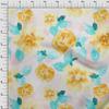 oneOone Viscose Jersey Fabric Watercolor Leaves & Peony Floral Fabric Prints By Yard 60 Inch Wide view 3