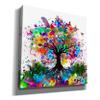 Epic Graffiti 'Kaleidoscope Tree White' Canvas Wall Art, 12"x12" view 2