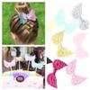 30 Pack Angel Wings Appliques Sew on Patches Trim for Hair Accessories Cake Topper Scrapbook Dollies Embellishment DIY Craft Supplies (Silver) view 4