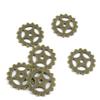 1110 PCS Metal Antique Bronze Color Jewelry Making Supplies Charms Beading Crafting Wholesale 47459 Gear Wheel Cog Steampunk view 1