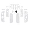 eXtremeRate Transparent Clear Joycon Handheld Controller Housing (D-Pad Version) w/Full Set Buttons, DIY Replacement Shell Case for Nintendo Switch & Switch OLED Joy-Con Console Shell NOT Included view 2