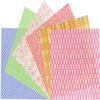 Daiyo, Four Packs of 100 Sheets Japanese Origami Paper Chiyogami Paper Folding Paper Kimono Pattern Made in Japan view 1