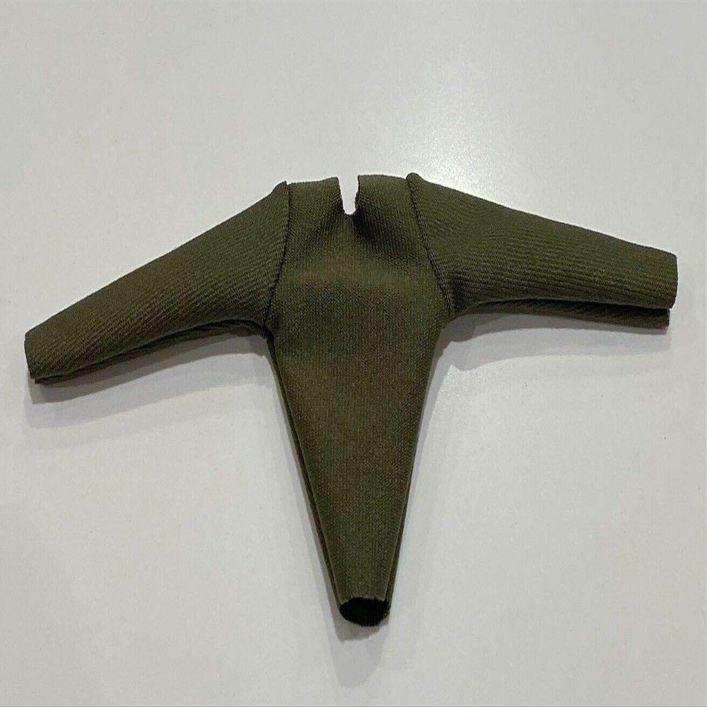 FIGLot 1/12 Olive Green Long Sleeve T-Shirt for 6" ~ 7" Mezco Marvel Legends Action Figure (Figure Not Included)