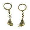 5 PCS Fashion Jewelry Making Suppliers Findings Key Ring Chains Tags Clasps Keyrings Keychains D7JW1H Sailboat Sailing Boat view 1