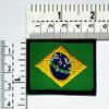 Mini Brazil Flag Embroidered Patch Brazil Flag National Emblem Iron On Sew On Patch Military Uniform Emblem Logo Jeans Jacket Polo T- Shirt Hat Backpacks (13) view 2
