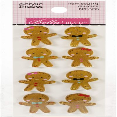 Bella Blvd SANTA SQUAD SHAPES GINGERBREA, Gingerbreads