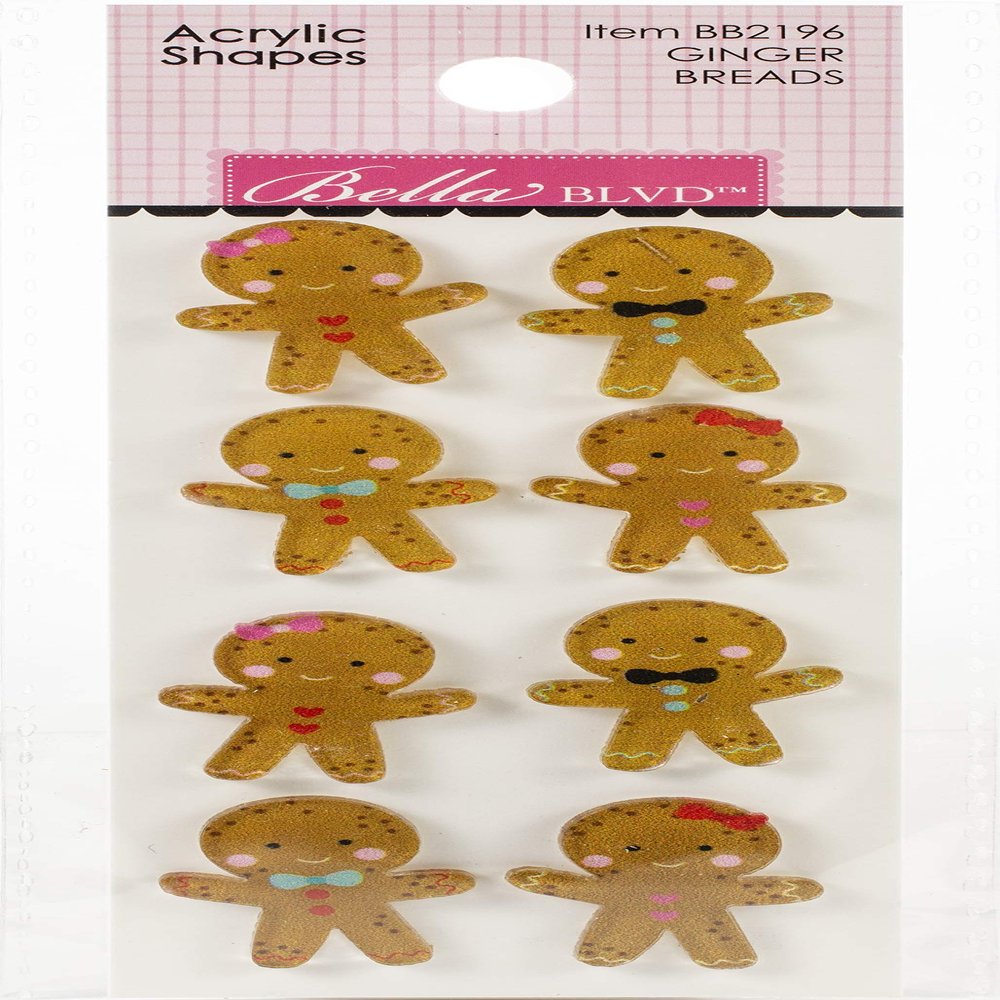Bella Blvd SANTA SQUAD SHAPES GINGERBREA, Gingerbreads
