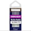 Klass Embroidery Needles 75/11 6pcs view 1