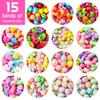 Beads for Kids Crafts, 1100 Jewelry Making Kit Includes Scissor, String, Instruction and Accessories for Bracelet Making, Toys for Girls by Inscraft view 3