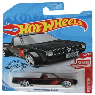 Hot Wheels Red Edition 12/12 Volkswagen Caddy 177/250, Black