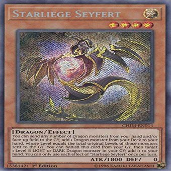 Yu-Gi-Oh! - Starliege Seyfert - CHIM-EN014 - Secret Rare - 1st Edition - Chaos Impact