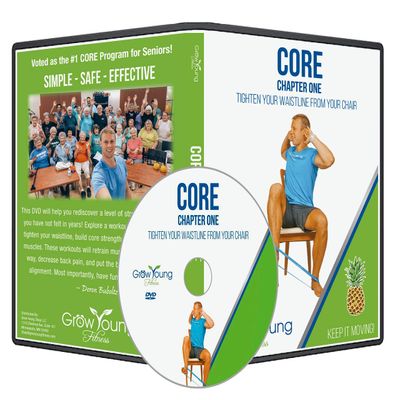 Grow Young Fitness Core Strength Exercises for Seniors - Tone, Tighten, and Strengthen Your Waistline - Chapter One Senior Exercise DVD