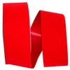 Reliant Ribbon 3810-615-40J Indoor Velvet Satin Luxe Ribbon, 2-1/2 Inch X 25 Yards, Medium Red view 1