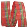 Reliant Ribbon Plaid Renee Ribbon, 1-3/8 Inch X 25 Yards, Multi view 1