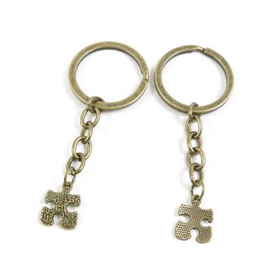 100 PCS Fashion Jewelry Making Suppliers Findings Key Ring Chains Tags Clasps Keyrings Keychains O3EB8X Jigsaw Puzzle
