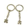 100 PCS Fashion Jewelry Making Suppliers Findings Key Ring Chains Tags Clasps Keyrings Keychains O3EB8X Jigsaw Puzzle view 1