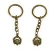 100 PCS Fashion Jewelry Making Suppliers Findings Key Ring Chains Tags Clasps Keyrings Keychains O3AE2R Crab Cancer view 1