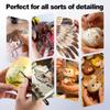 Transon 15Pcs Extra Fine Detail Paint Brushes with Brush Storage Organizer for Model Miniature Painting and Acrylic Watercolor Gouache Painting view 4