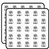 Little Brother Arrow with Heart Sticker for Scrapbooking, Calendars, Arts, Kids DIY Crafts, Album, Bullet Journals 50 Pack view 1
